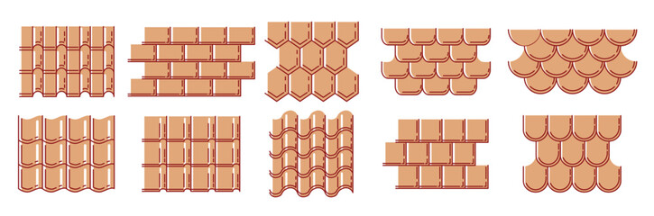 Roof Tile vector illustration