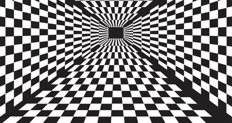 Checker abstract background vector.