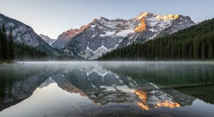 lake in the mountains