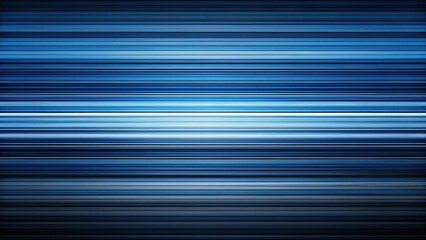 Fototapeta premium Abstract Blue Horizontal Striped Background Design Ideal for Website Banner, Presentation, or Digital Wallpaper