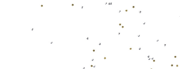 Starstruck Spectacle: 3D Illustration Transports You to a Gold Stars Shower