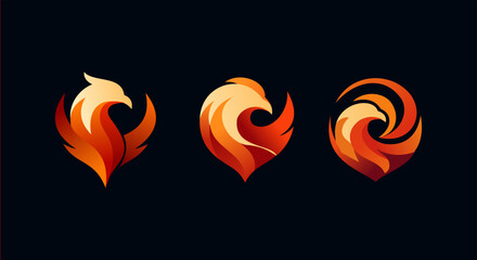 phoenix's head on fire