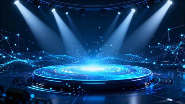 A futuristic stage