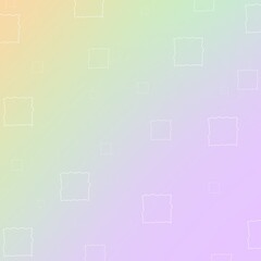 Pastel Wavy Edge Square Frames