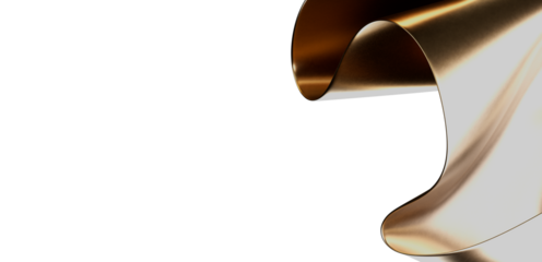 Elegant gold metallic wave abstract background. Perfect for luxury branding, modern design, and technology concepts.