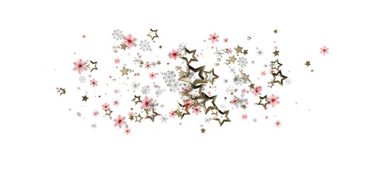 Elegant abstract design featuring stars and snowflakes, ideal for Christmas backgrounds, seasonal greetings, holiday decor, and winter celebrati