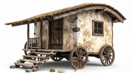 Obraz premium old wooden house