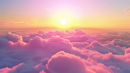Aerial Sky & Cloud Vistas: Bright Sunrise Cloudscapes, Blue Day Skies, Orange Sunset Horizons & Summer Weather Views