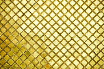Gold Texture with Diamond Grid Pattern for Design and Background Use