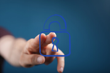 Secure your data.  Cybersecurity, privacy, protection, safety, access, digital, technology, online,...
