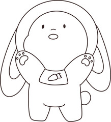 토끼띠 색칠놀이