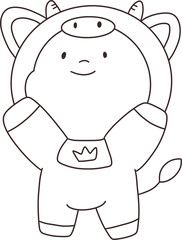 소띠 색칠놀이