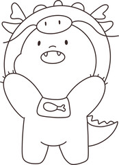 용띠 색칠놀이
