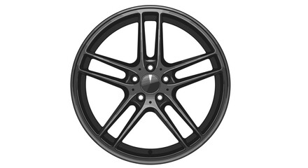 Obraz premium car wheel isolated on white star
