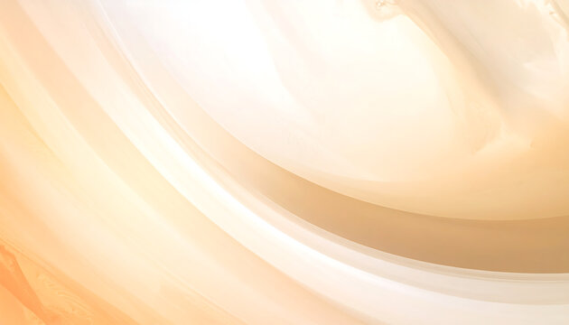 Bright golden-orange vector illustration with a flowing soft wave pattern and lines for a summer background design - Powered by Adobe