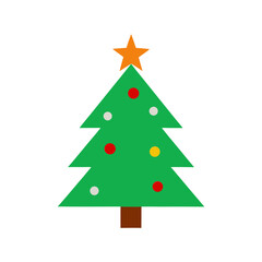 christmas tree icon vector art