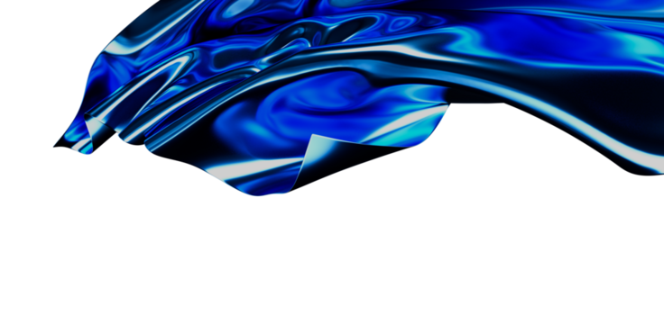 Contemporary artwork of a flowing blue wave texture for artistic backgrounds and designs. This graphic features a dynamic blend of abstract shap