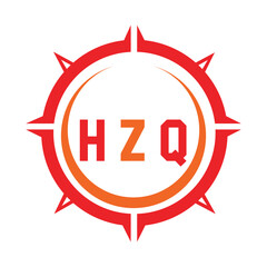 HZQ letter design. HZQ letter technology logo design. HZQ Monogram logo design for an entrepreneur and business.