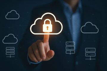 Modern business digital strategies enhancing data protection with cloud security measures