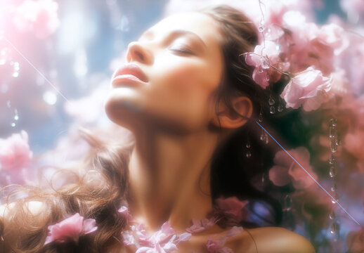 Pink Dreamy Light Leaks Photo Effect