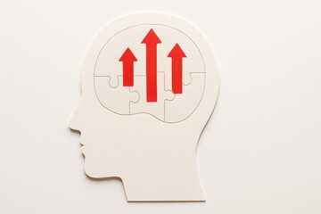 Modern design infographic unleashing cognitive growth via innovative puzzle solving techniques