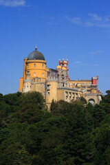 Obraz premium Portugal, Lisbon, Sintra, Palacio da Pena - National Palace of Pena and park. National monument.