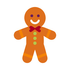 gingerbread man icon vector art