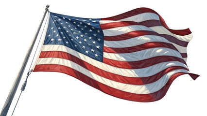 American Flag Waving