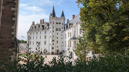 Fototapeta premium Nantes – Castle of the Dukes of Brittany (Chateau des Ducs de Bretagne), France. 