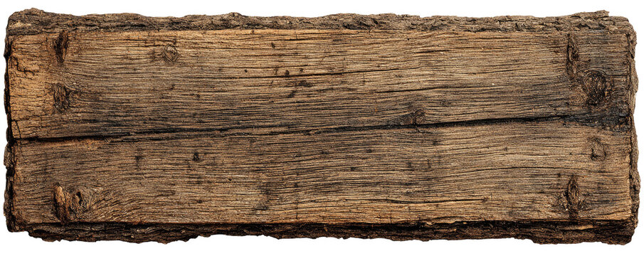 Aged wooden plank