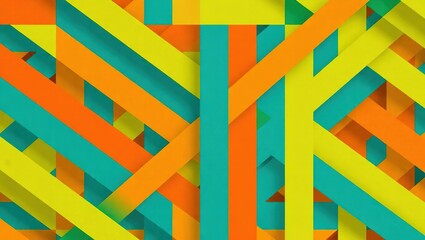 Vibrant Intersecting Geometric Lines Abstract Background.