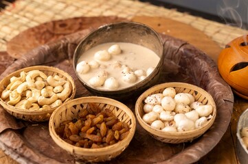 Makhana Kheer is a traditional dessert from Bihar made with fox nuts, milk, and dry fruits. Rich, creamy, and nutritious, it’s often prepared during festivals and fasting for its purity and taste.