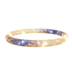 Sparkling galaxy halo ring of stars