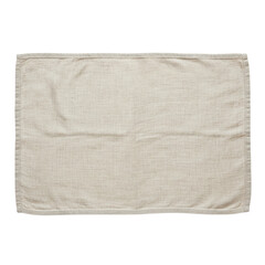 Beige linen placemat with texture
