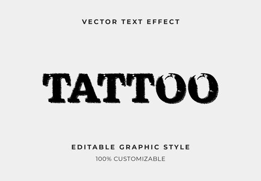 Distressed  Ink Stamp Text Effect