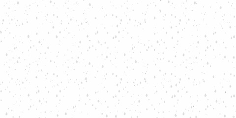 Subtle pattern of small grey water droplets on a clean white background