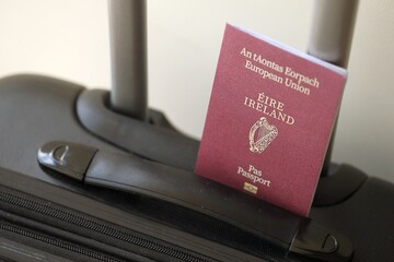 Ireland Passport Touristic Baggage Luggage