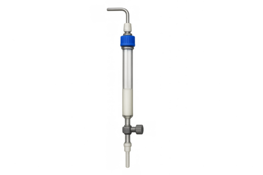 Laboratory chromatography column separating chemical compounds