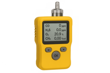 Portable multi gas detector measuring harmful substances for safety