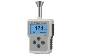 Airborne dust analyzer measuring air quality and pollution