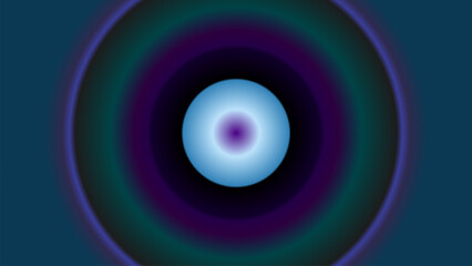 Abstract Gradient Background with Curve in Dark Teal Blue and Purple