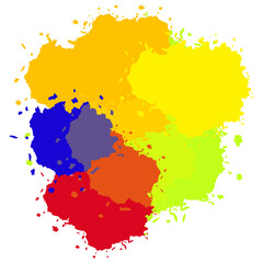 Ink Splash Multicolor