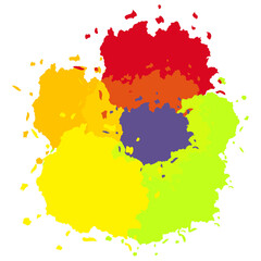 Ink Splash Multicolor