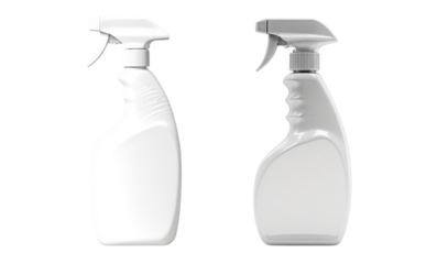spray bottle isolated on white
