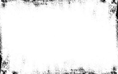 black stroke grunge border frame empty background picture template. 