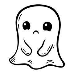 Sad Ghost Halloween Lonely Melancholy Cute Crying Emotional