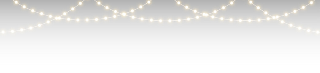 png transparent festive garland with bright illumination and sparkle  © Pavlo