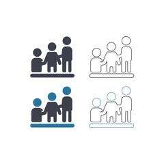 Abstract geometric pattern with vibrant red green blue and yellow elements suitable for graphic design and branding