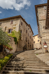 Fototapeta premium Gubbio, Umbria, Italy. Glimpses and panoramas