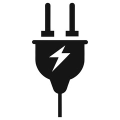 hand holding power cable